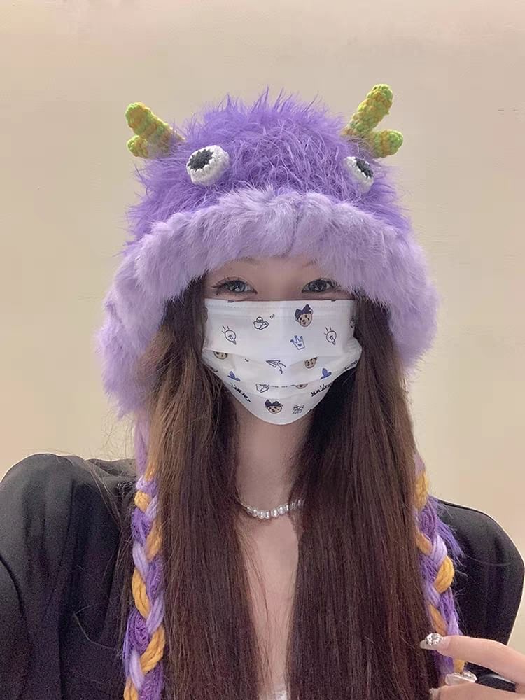 Beanie Cartoon Animal Fluffy