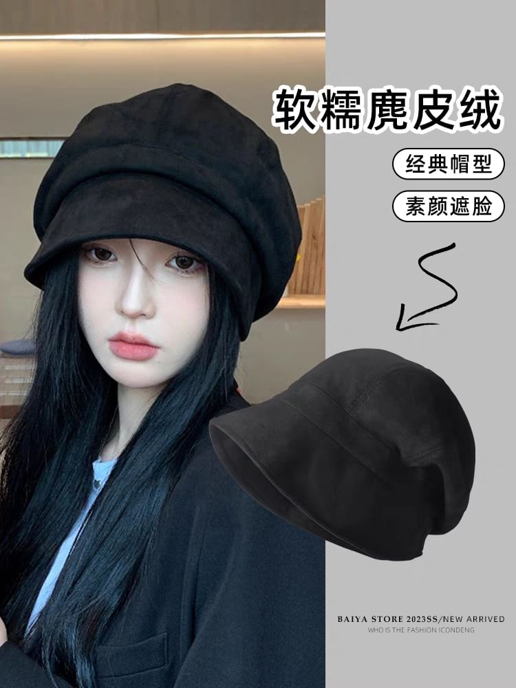 Newsboy Cap Cotton Plain