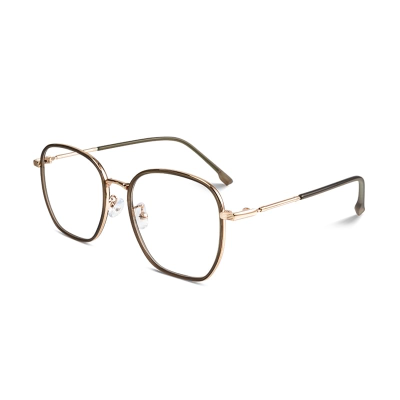Metal Frame Square Glasses
