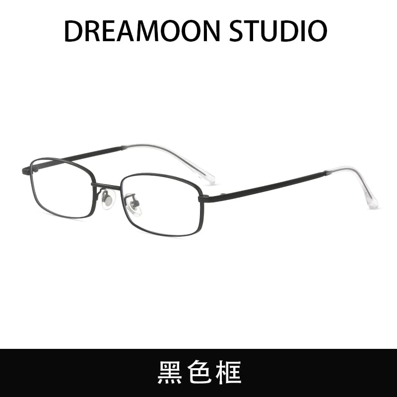 Light Blocking Frame Eyeglasses Blue Metal