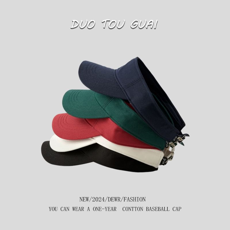 Visor Embroidered Letter Sun