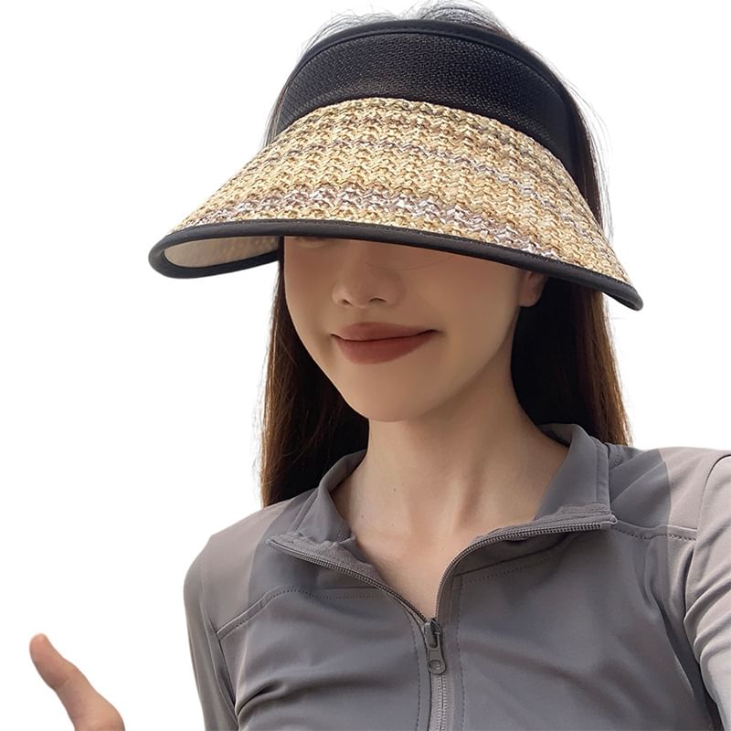 Visor Striped Sun