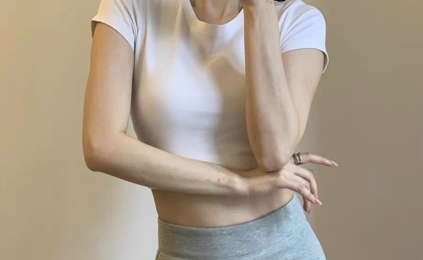High Waist Solid Mini Pencil Skirt