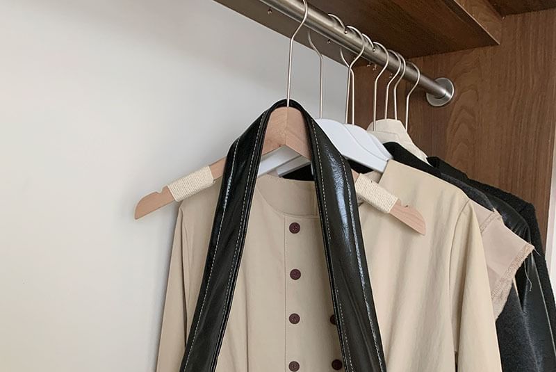 Leather Crossbody Faux Bag