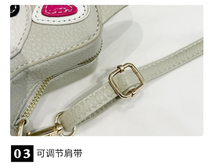 Bag Leather Dog Crossbody Faux