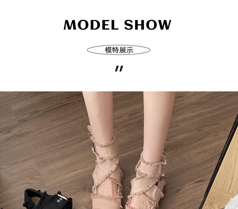 Flats Buckled Ballet Plain