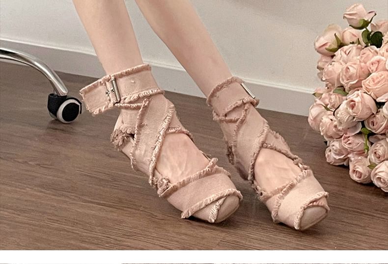 Flats Buckled Ballet Plain