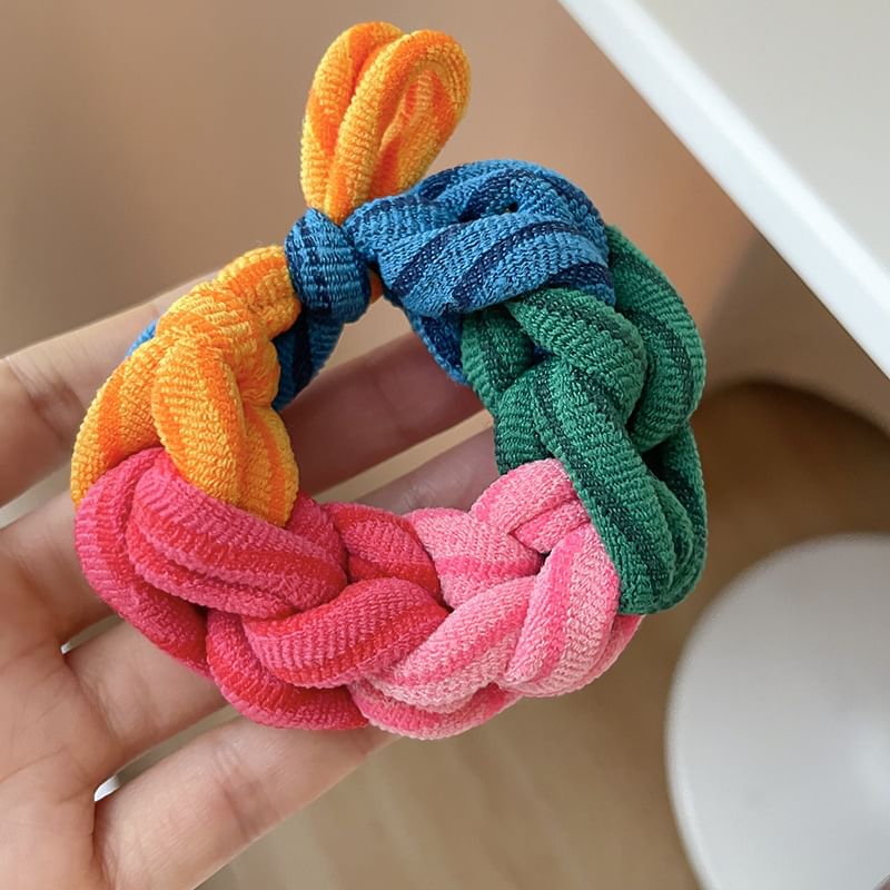 Elastic Braided Scrunchie