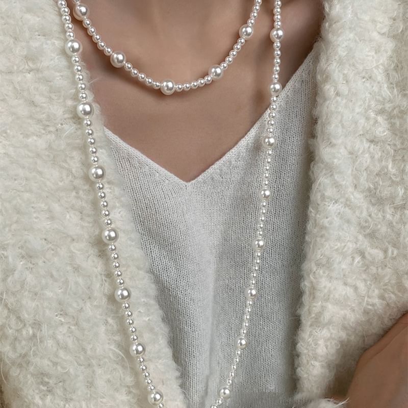 Pearl Floral Layered / (Various Faux Necklace Designs)