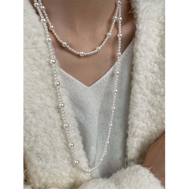 Pearl Floral Layered / (Various Faux Necklace Designs)