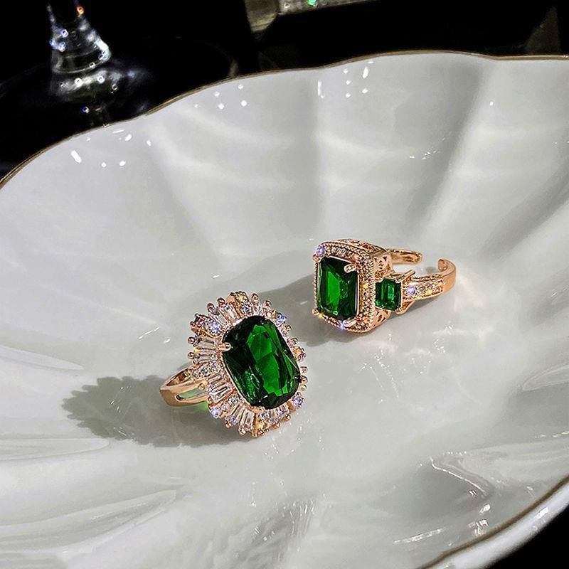 (Various Designs) Alloy Rhinestone Open Ring