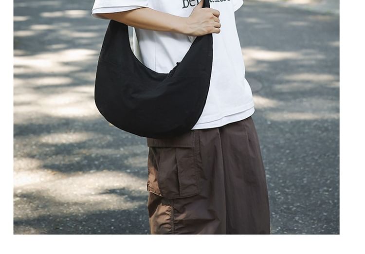 Crossbody Plain Bag Nylon