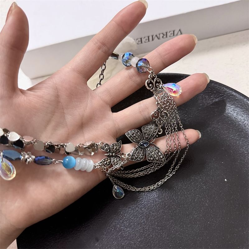 Butterfly Layered Necklace
