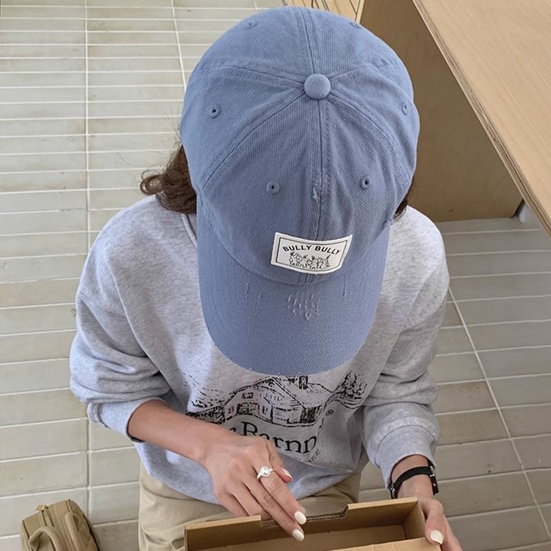 Baseball Distressed Cap Applique