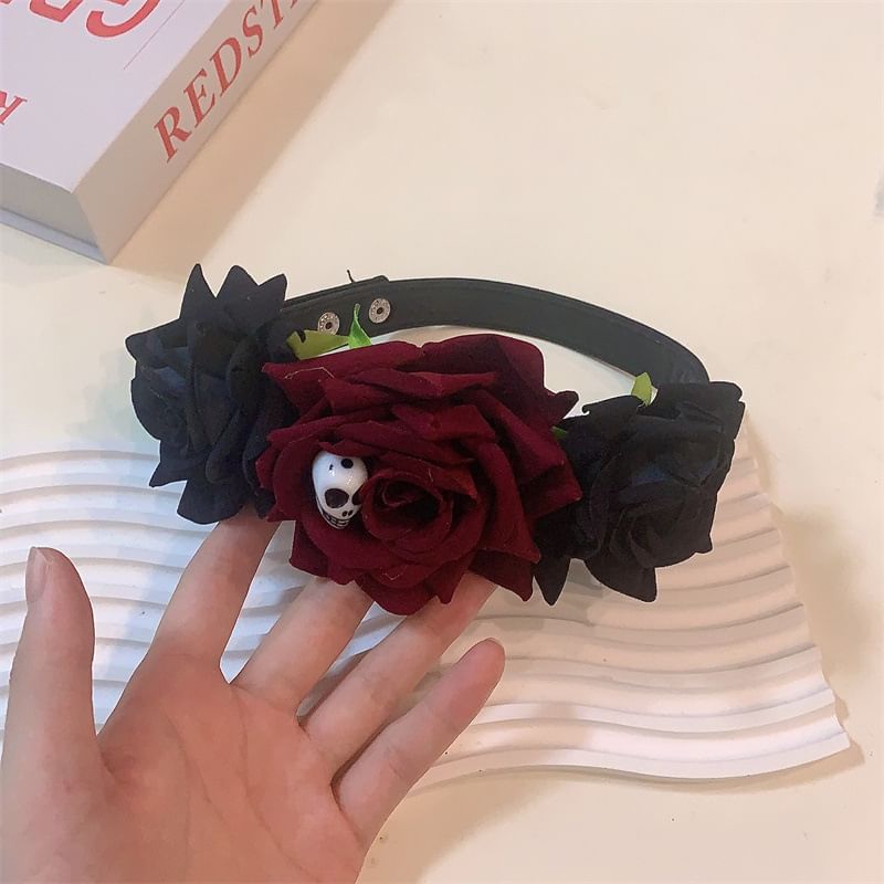 Fabric Choker Halloween Designs) (Various Rose