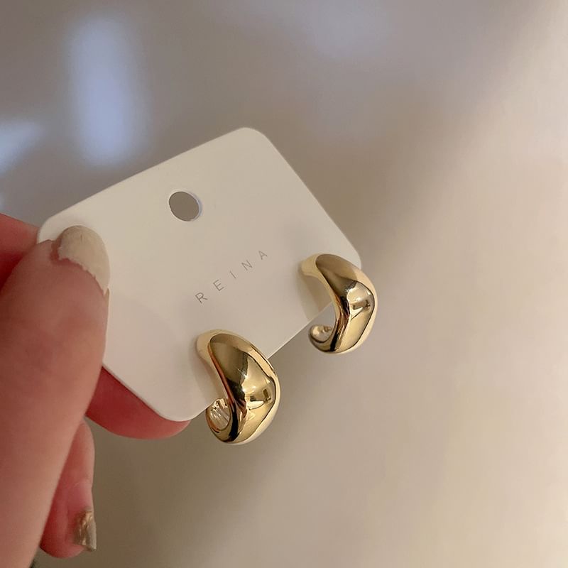 Shell Faux Designs) / Pearl Earring Alloy Geometric (Various