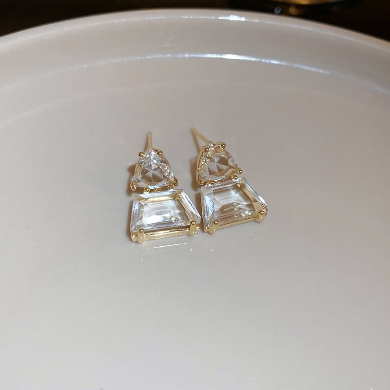 (Various Alloy Rhinestone / Designs) Glaze Earring