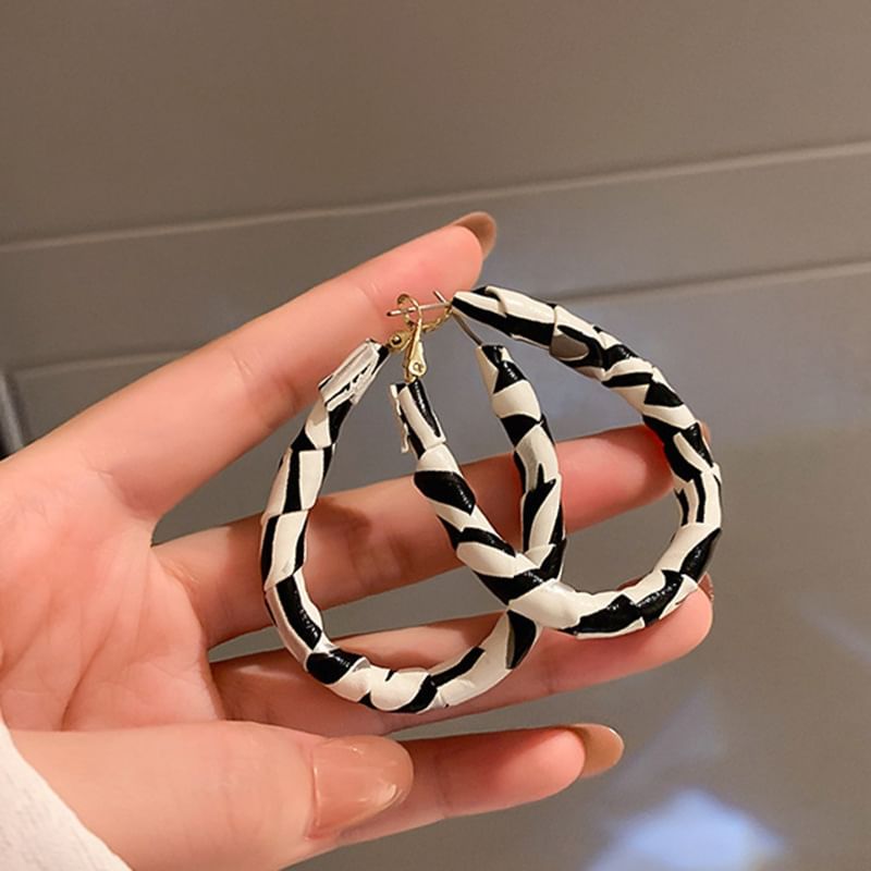 Rhinestone Alloy Earring Designs) (Various Print /