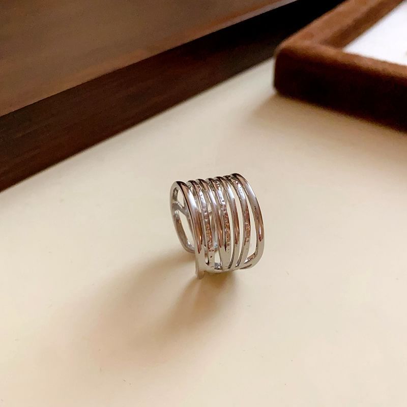 Alloy Layered Rhinestone / Designs) (Various Ring Open