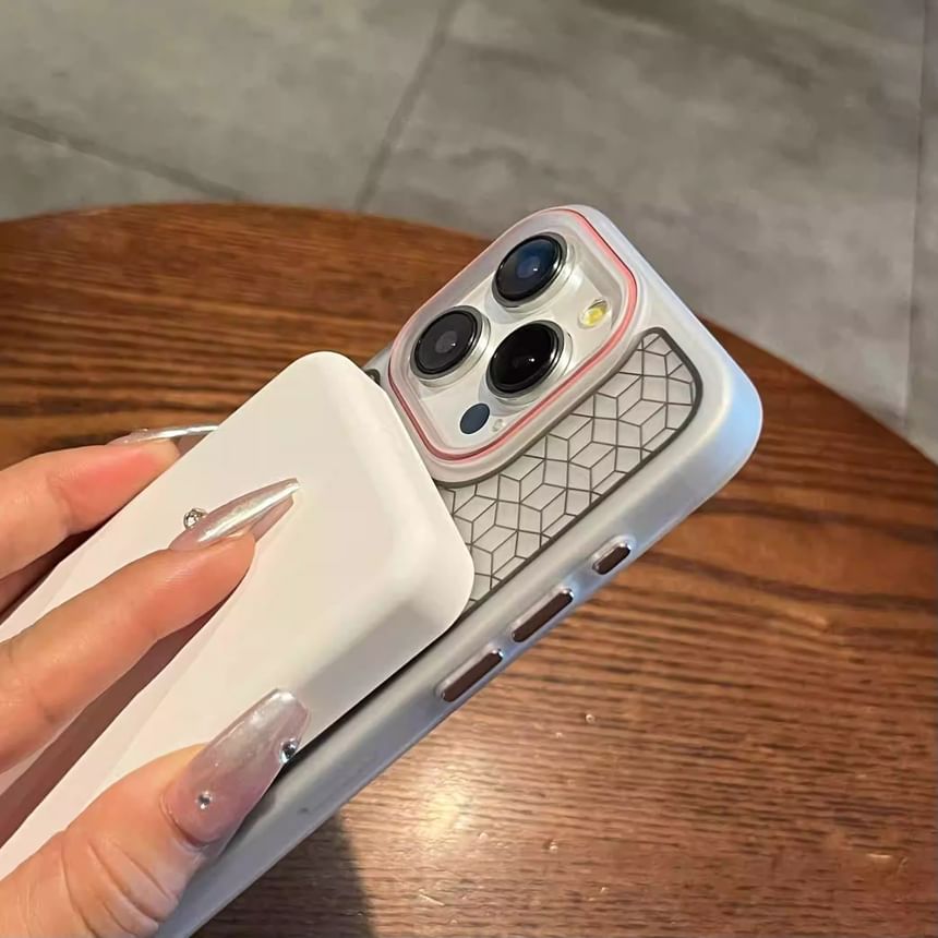 Phone Geometric Magnetic MagSafe) Case with (Compatible