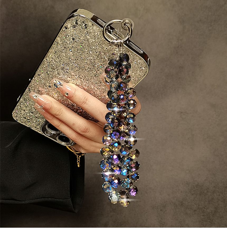 Phone Faux Strap Crystal
