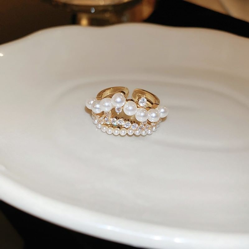 Freshwater Pearl Ring Set /