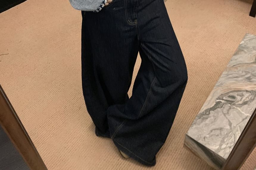 Round Neck Contrast Trim Tweed Crop Button Jacket