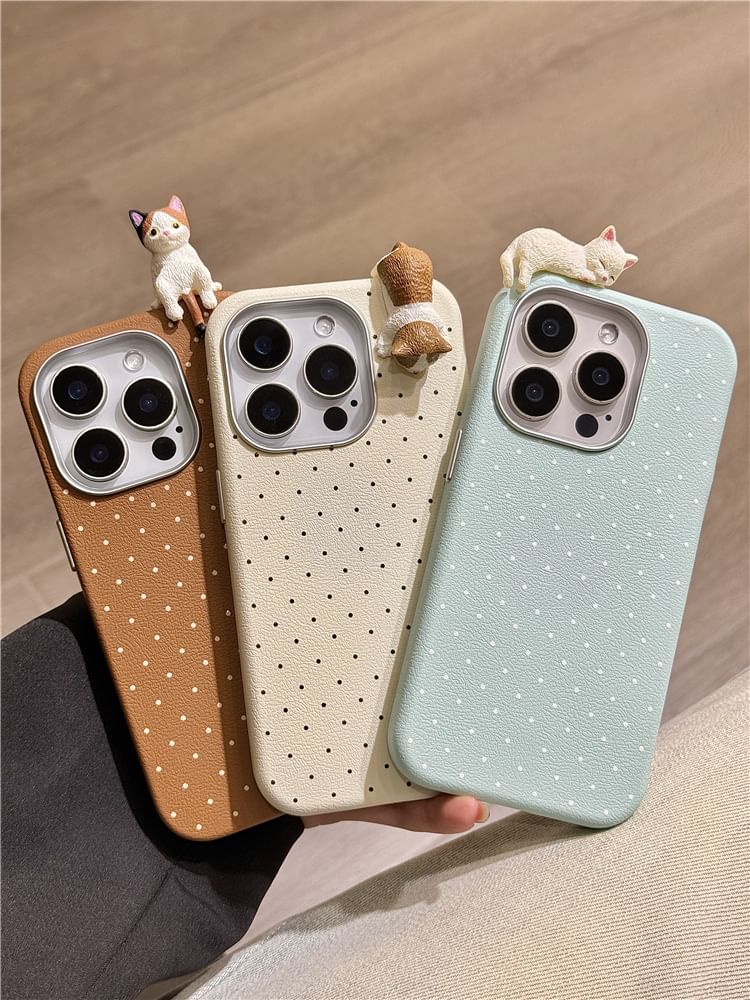Polka Phone Dot Case Cat