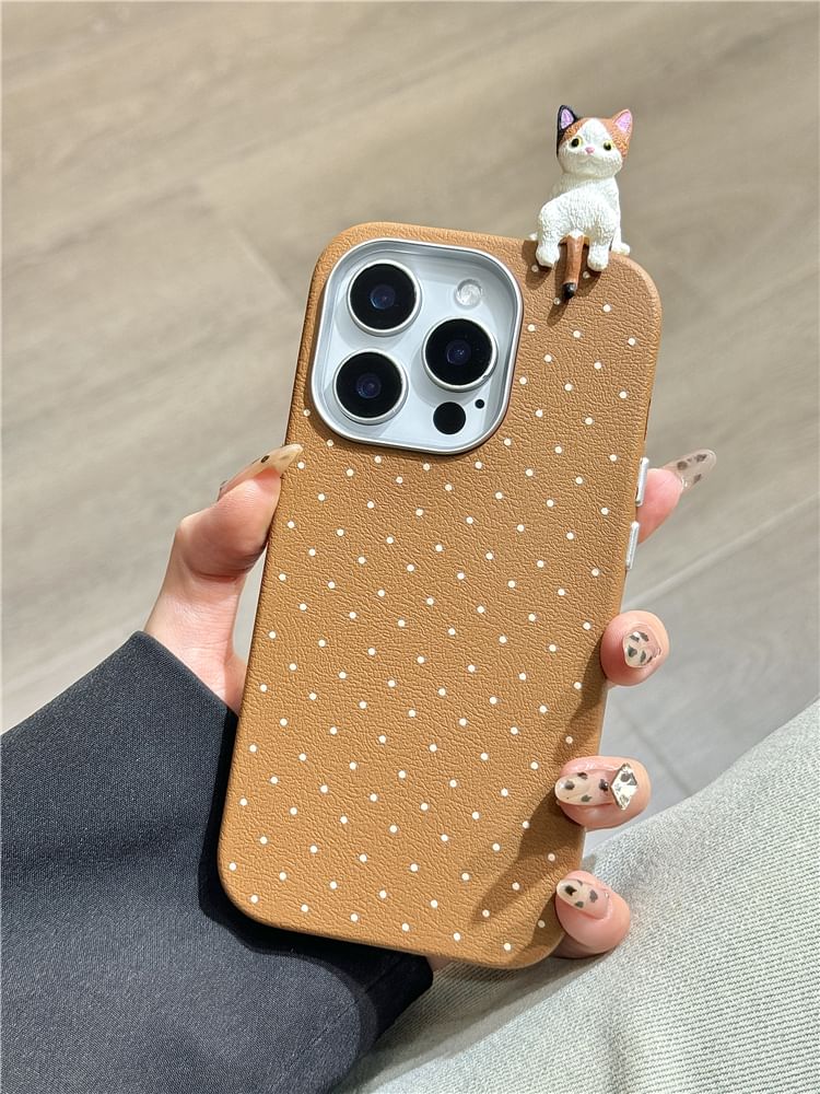 Polka Phone Dot Case Cat