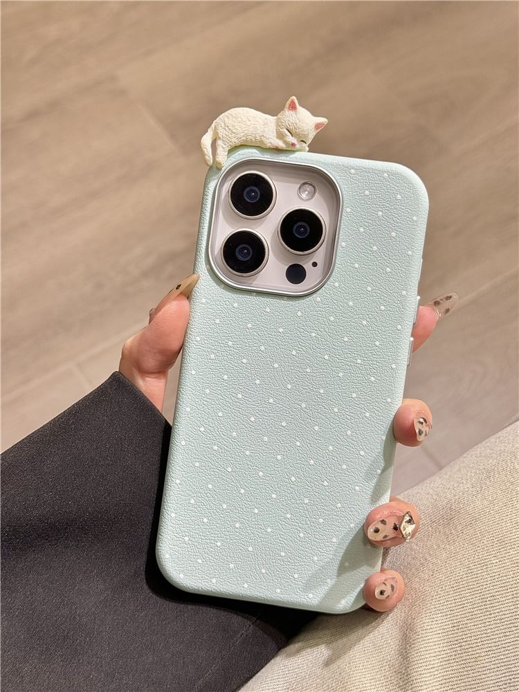 Polka Phone Dot Case Cat