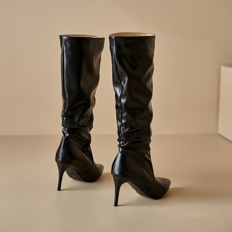 Heel Tall Stiletto Boots