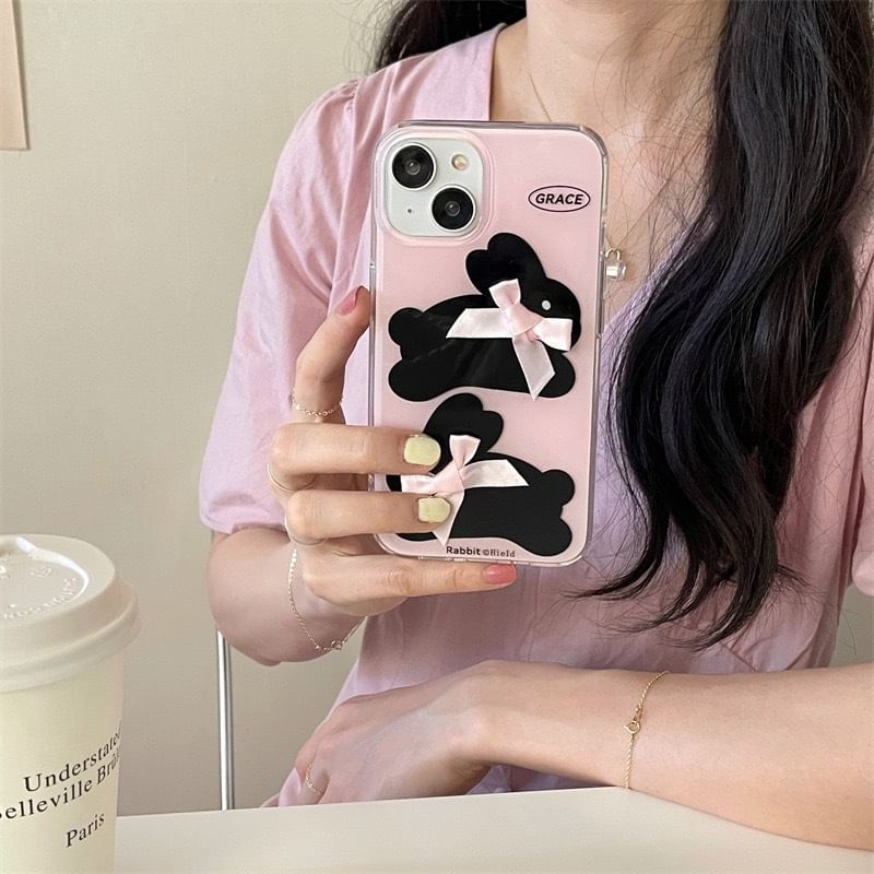 Ribbon Phone Case Rabbit