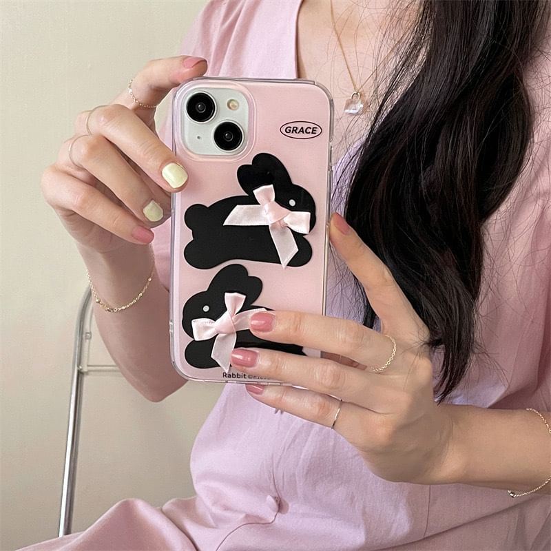 Ribbon Phone Case Rabbit