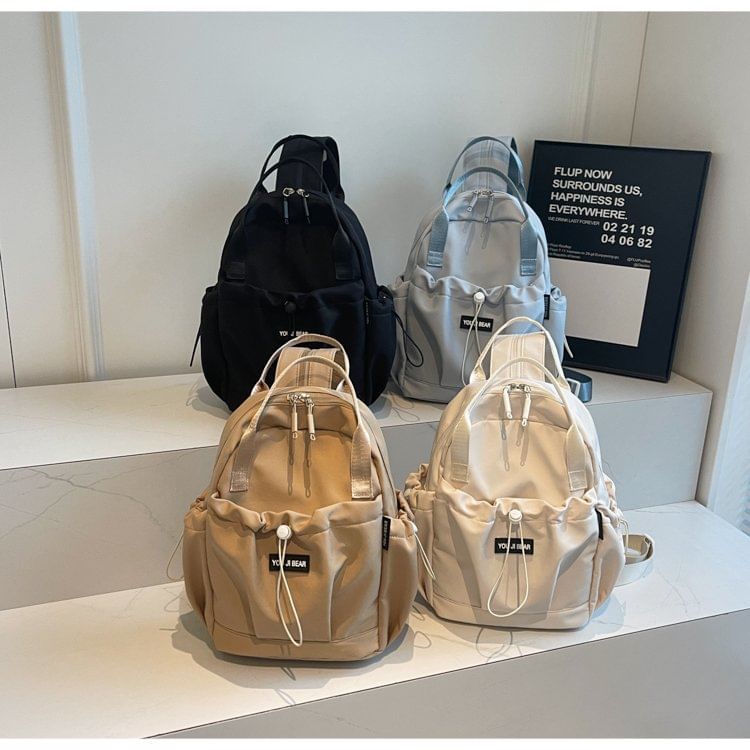 Plain Lettering Sling Bag