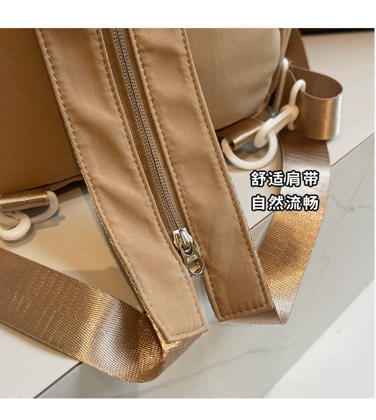 Plain Lettering Sling Bag