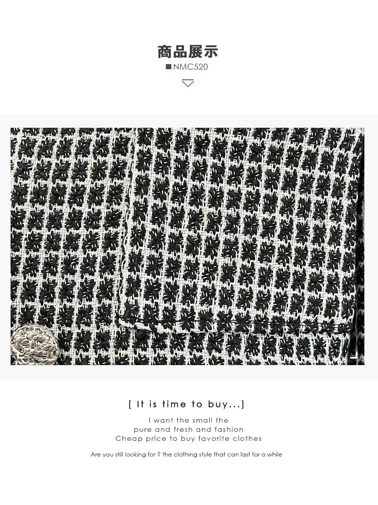 Set: Square-Neck Tweed Jacket + Sleeveless Crop Shirt