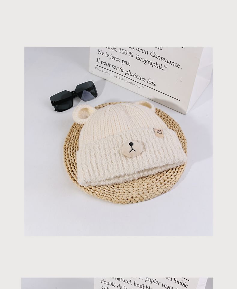 Beanie Bear Knit Ear
