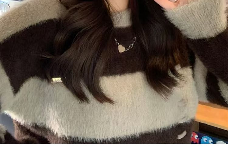 Embroidered Lettering Beanie Knit