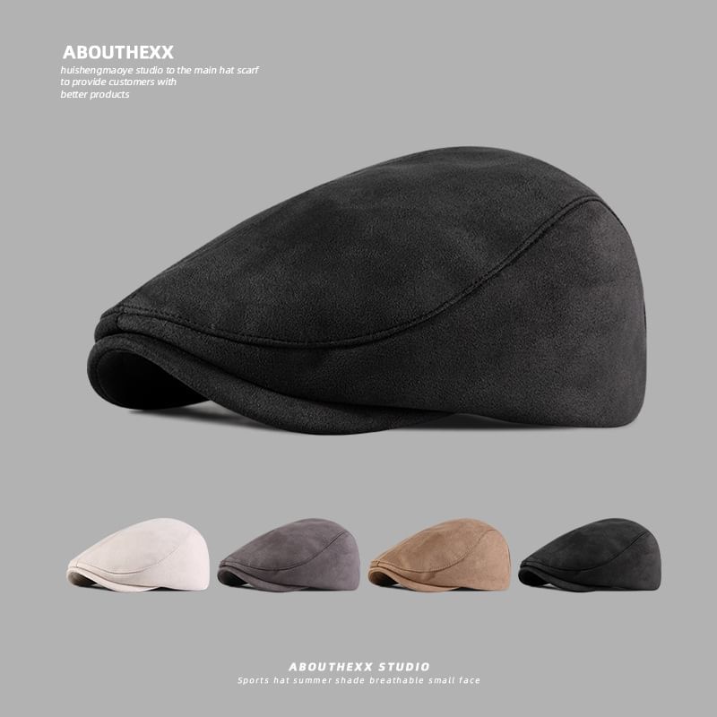 Faux Cap Suede Flat