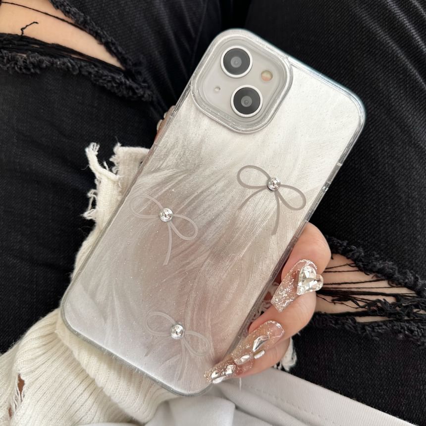 Bow Phone Print Case