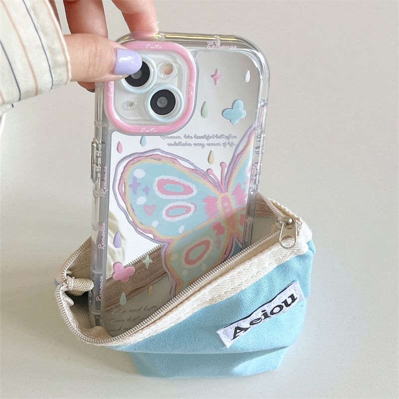 Phone Case Butterfly Mirrored Print