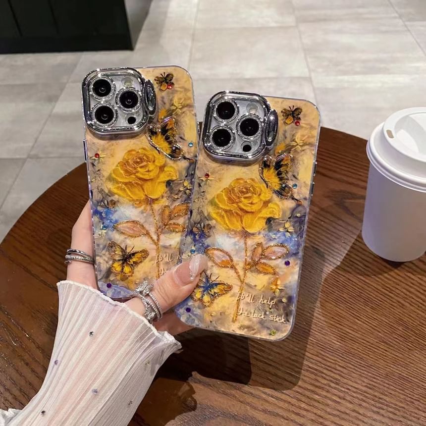 Flower Print Phone Case
