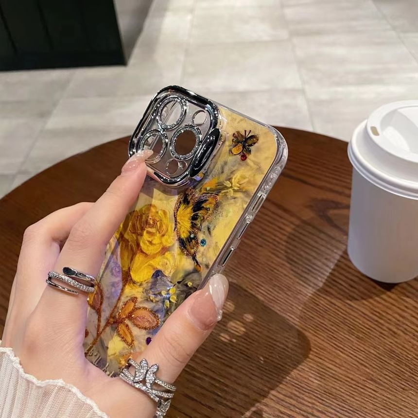 Flower Print Phone Case