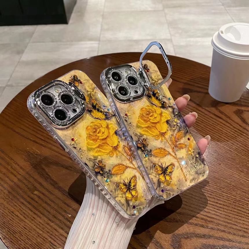 Flower Print Phone Case