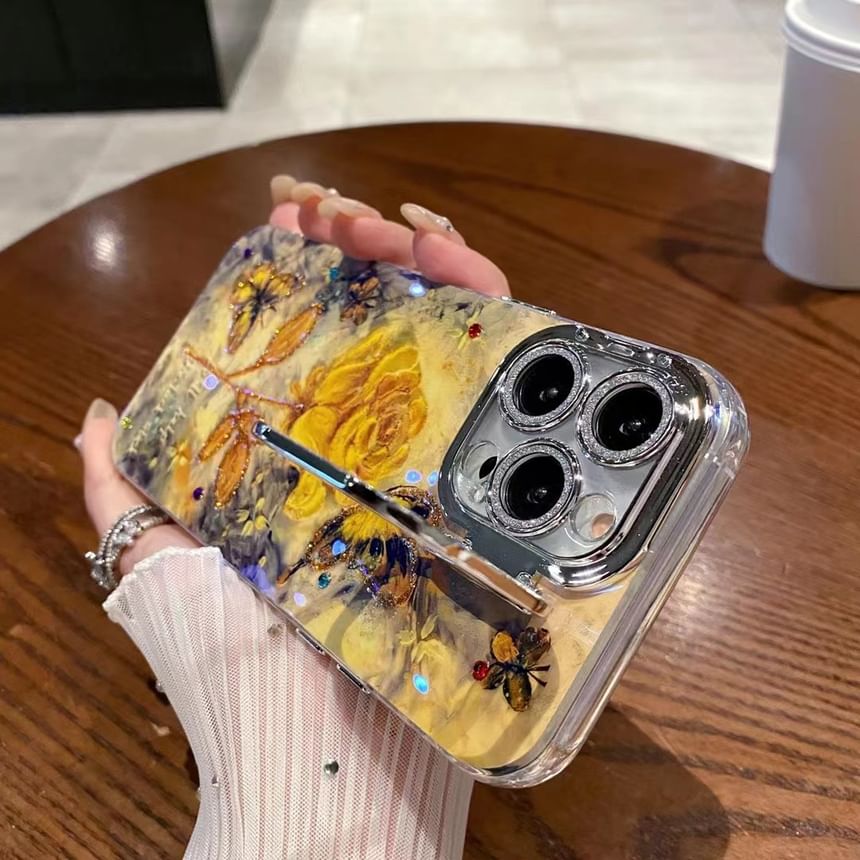 Flower Print Phone Case