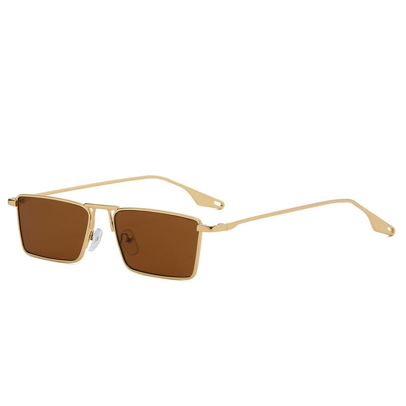 Frame Metal Square Sunglasses