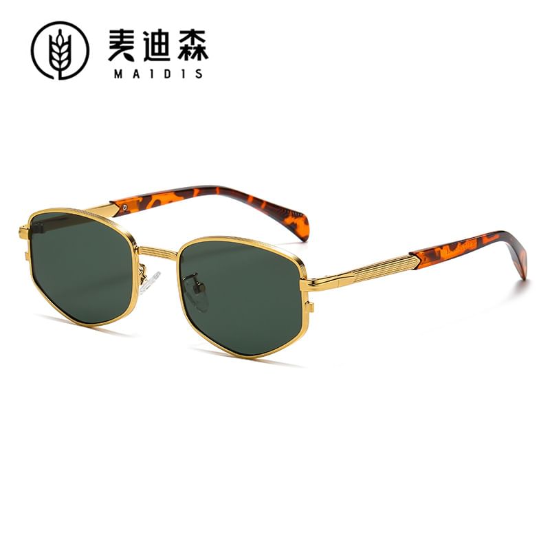 Frame Sunglasses Metal Geometric