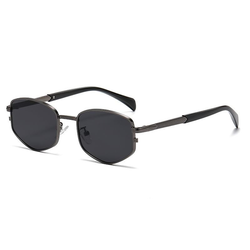 Frame Sunglasses Metal Geometric
