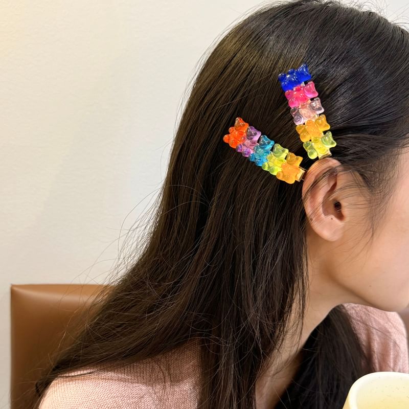 Clip Hair Gummy Bear