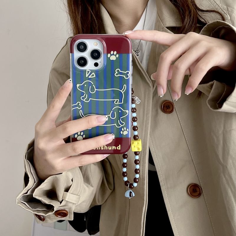 Phone Case Strap Dog